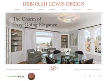 Tablet Screenshot of deborahlewisdesign.com